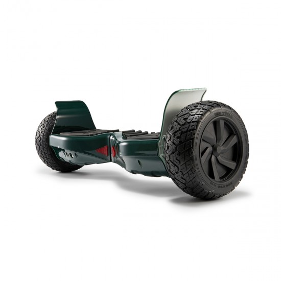 Elektromos Hoverboard csomag Komfortos Üléssel, 8.5 colos, Hummer Green, Standard Hatótávolság, Fekete Szivacsos ülés, Smart Balance 3
