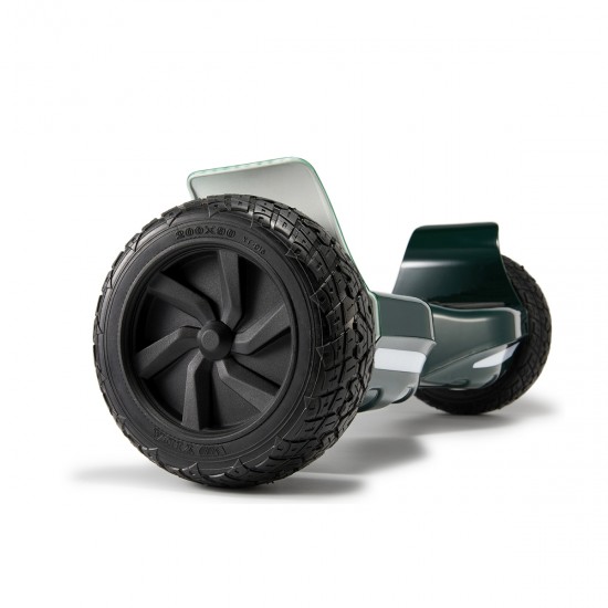 Elektromos Hoverboard csomag Komfortos Üléssel, 8.5 colos, Hummer Green, Standard Hatótávolság, Fekete Szivacsos ülés, Smart Balance 4