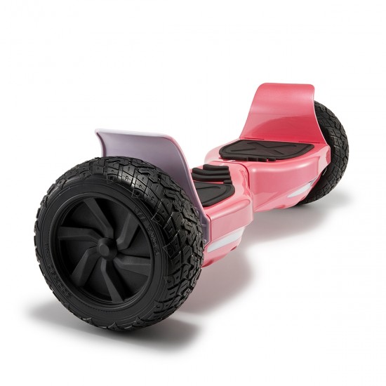 Elektromos Hoverboard GoKart Szett Lengéscsillapítókkal, 8.5 colos, Hummer Red, Standard Hatótávolság, Piros HoverKart Lengéscsillapítókkal, Smart Balance 4