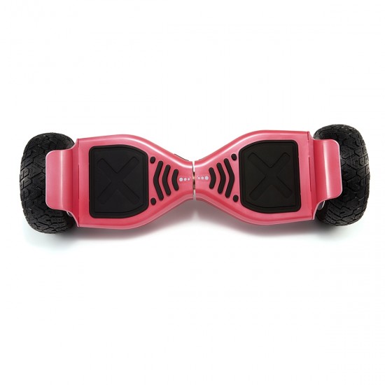 Elektromos Hoverboard GoKart Szett Lengéscsillapítókkal, 8.5 colos, Hummer Red, Standard Hatótávolság, Piros HoverKart Lengéscsillapítókkal, Smart Balance 5