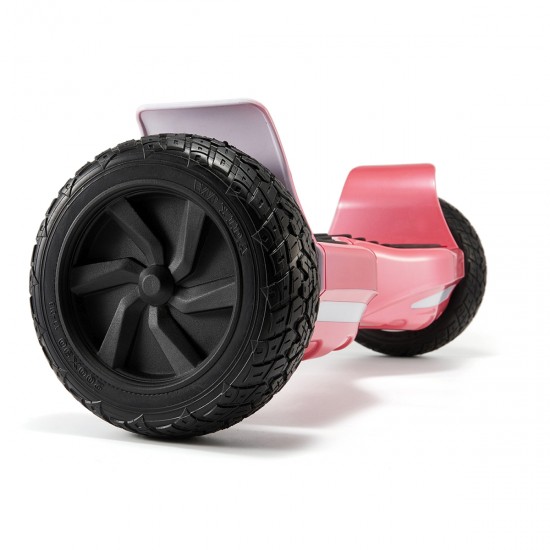 Elektromos Hoverboard GoKart Szett Lengéscsillapítókkal, 8.5 colos, Hummer Red, Standard Hatótávolság, Piros HoverKart Lengéscsillapítókkal, Smart Balance 7