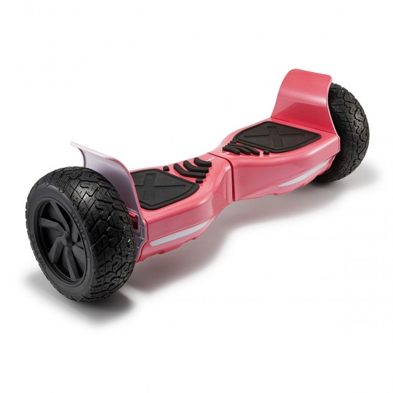 Elektromos Hoverboard csomag Komfortos Üléssel, 8.5 colos, Hummer Red, Standard Hatótávolság, Fekete Szivacsos ülés, Smart Balance 2