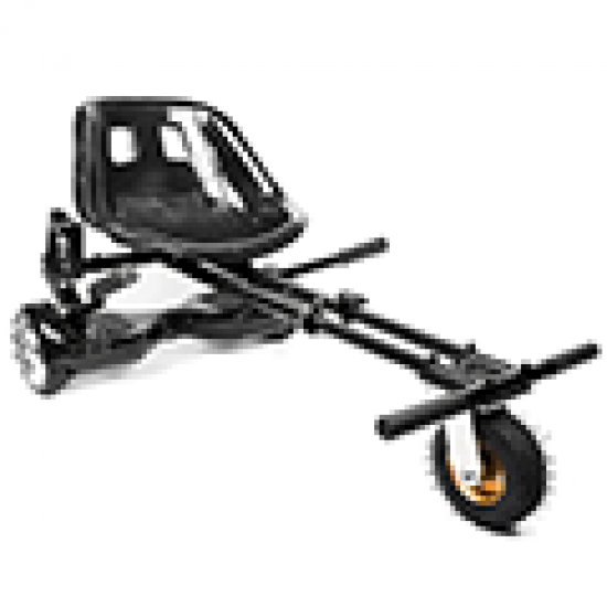 Elektromos Hoverboard GoKart Szett Lengéscsillapítókkal, 6.5 colos, Regular Pink, Standard Hatótávolság, Fekete HoverKart Lengéscsillapítókkal, Smart Balance 6