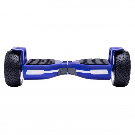 Hummer Blue All-Terrain Hoverboard Szett Fekete Dupla Felfüggesztésű HoverKart Üléssel – 8.5” Kerekek, Bluetooth Hangszórók, LED Fények, Önegyensúlyozás, 15km hatótávolság, 700W teljesítmény, 4Ah Samsung cellás akkumulátor, Smart Balance 7