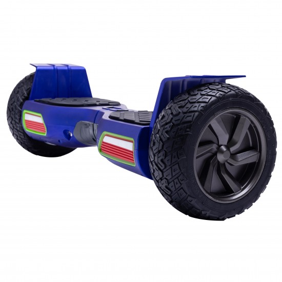 Hummer Blue All-Terrain Hoverboard – 8.5” Kerekek, Bluetooth Hangszórók, LED Fények, Önegyensúlyozás, 15km hatótávolság, 700W teljesítmény, 4Ah Samsung cellás akkumulátor, Smart Balance 5