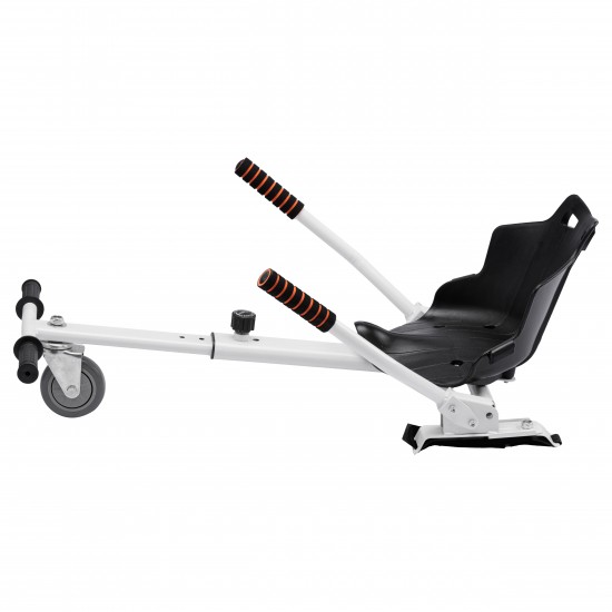Elektromos Hoverboard Standard GoKart Szett, 8 colos, Transformers SkullHead PRO, Nagy Hatótávolság, és Fehér Hoverkart, Smart Balance 5