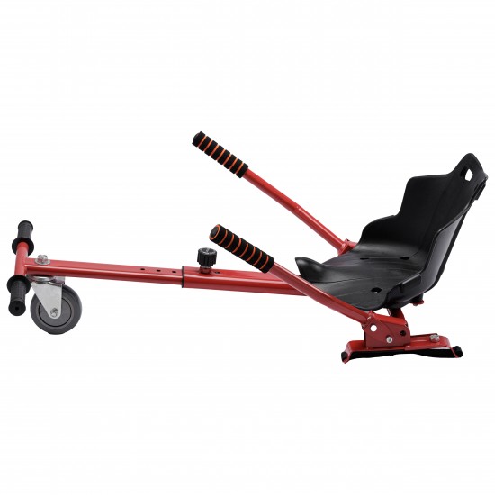 Elektromos Hoverboard Standard GoKart Szett, 8 colos, Transformers Carbon PRO, Nagy Hatótávolság, és Piros Hoverkart, Smart Balance 8