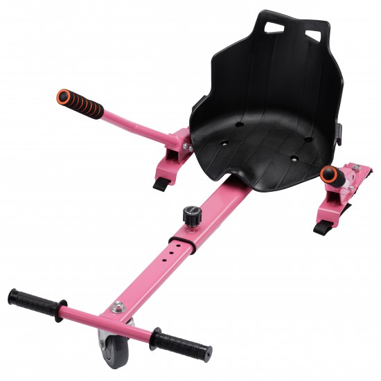 Elektromos Hoverboard Standard GoKart Szett, 6.5 colos, Transformers Carbon PRO, Nagy Hatótávolság, és Rózsaszín Hoverkart, Smart Balance 7