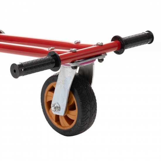 Elektromos Hoverboard GoKart Szett Lengéscsillapítókkal, 6.5 colos, Regular NewsPaper PRO, Standard Hatótávolság, Piros HoverKart Lengéscsillapítókkal, Smart Balance 2