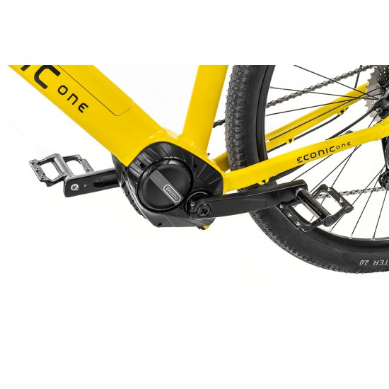 Econic One Bandit elektromos pedalos segedmotoros kerekpar, 29 colos kerekek, sarga szinu 10
