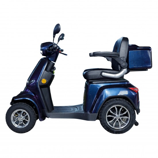 Négykerekű Elektromos Mobilitási Robogó – Elite PRO, Nagy Hatótávolság (100 km), 72V 36Ah Akkumulátorral, Idősek és Mozgáskorlátozottak Számára, Közúti Használatra Engedélyezett 2