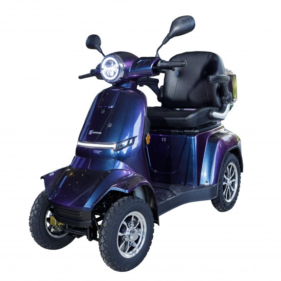 Négykerekű Elektromos Mobilitási Robogó – Elite PRO, Standard Hatótávolság (60 km), 60V 20Ah Akkumulátorral, Idősek és Mozgáskorlátozottak Számára, Közúti Használatra Engedélyezett 3