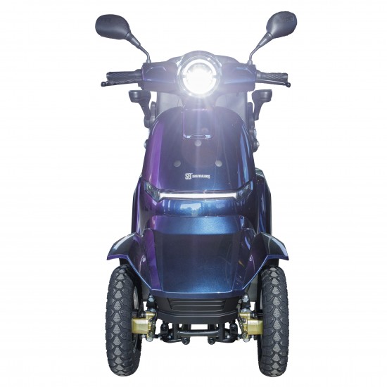 Négykerekű Elektromos Mobilitási Robogó – Elite PRO, Nagy Hatótávolság (100 km), 72V 36Ah Akkumulátorral, Idősek és Mozgáskorlátozottak Számára, Közúti Használatra Engedélyezett 10