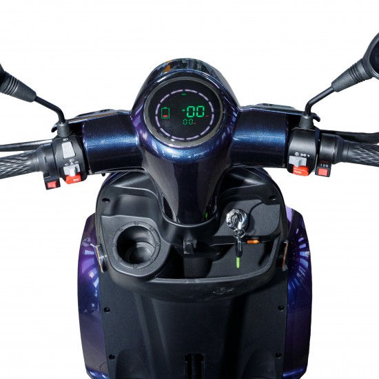 Négykerekű Elektromos Mobilitási Robogó – Elite PRO, Nagy Hatótávolság (100 km), 72V 36Ah Akkumulátorral, Idősek és Mozgáskorlátozottak Számára, Közúti Használatra Engedélyezett 11