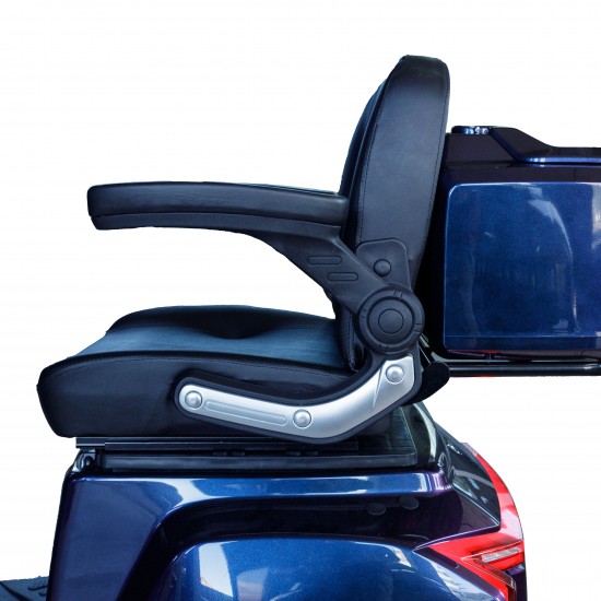 Négykerekű Elektromos Mobilitási Robogó – Elite PRO, Nagy Hatótávolság (100 km), 72V 36Ah Akkumulátorral, Idősek és Mozgáskorlátozottak Számára, Közúti Használatra Engedélyezett 14