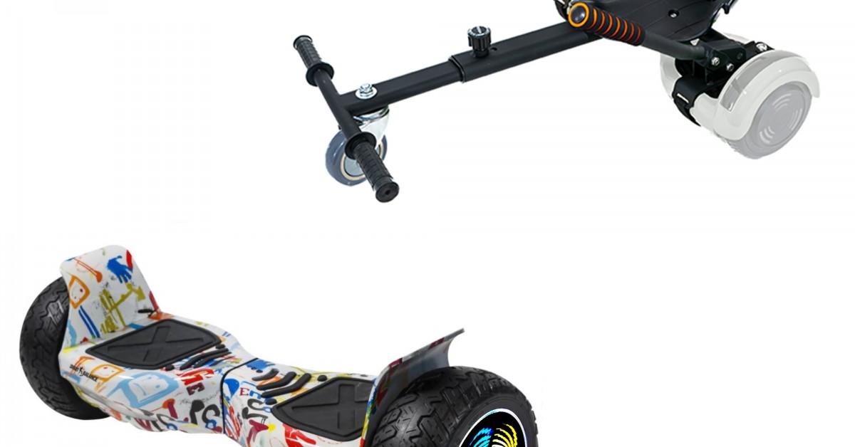 Elektromos Hoverboard Standard GoKart Szett, 8.5 colos, Hummer Splash ...