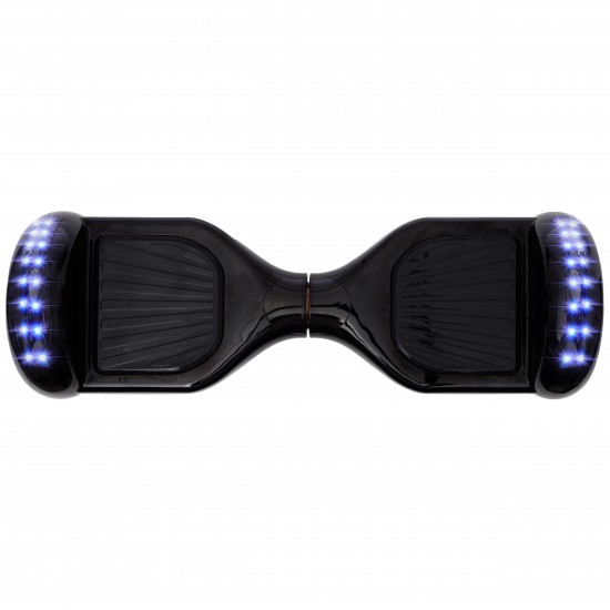 6.5 colos Hoverboard, Regular Black PRO, Nagy Hatótávolság, Smart Balance 2