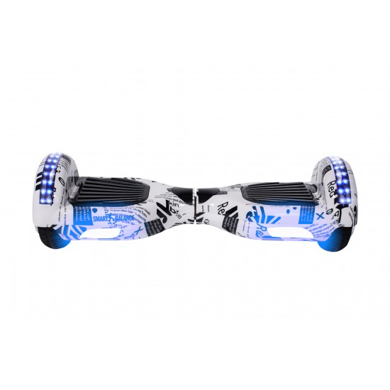 Elektromos Hoverboard csomag Komfortos Üléssel, 6.5 colos, Regular NewsPaper PRO, Standard Hatótávolság, Fekete Szivacsos ülés, Smart Balance 8