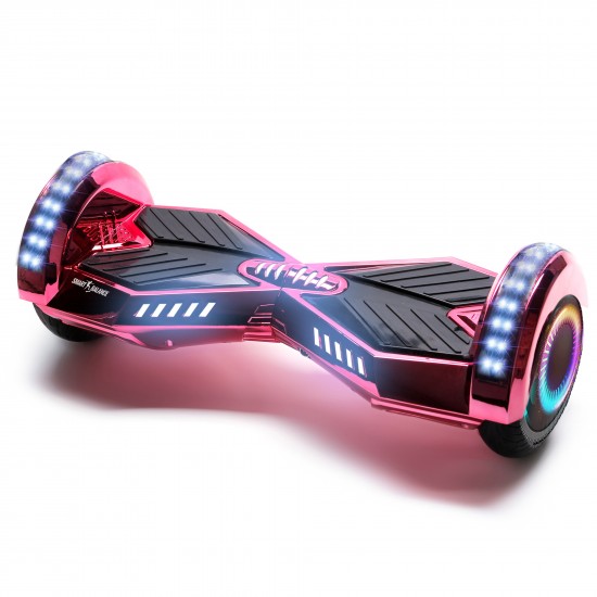 Elektromos Hoverboard Standard GoKart Szett, 6.5 colos, Transformers ElectroPink PRO, Nagy Hatótávolság, és Narancs Hoverkart, Smart Balance 5