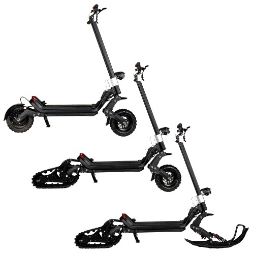 Felnőtteknek Szánt Elektromos Roller, Urban X PRO, Hó- és Terepkészletek Mellékelve, 1500W-os Motor, Smart Balance