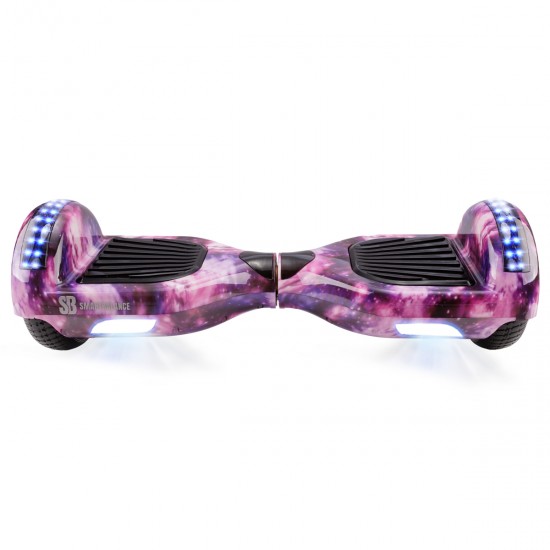 Elektromos Hoverboard csomag Komfortos Üléssel, 6.5 colos, Regular Galaxy Pink PRO, Nagy Hatótávolság, Fekete Szivacsos ülés, Smart Balance 5