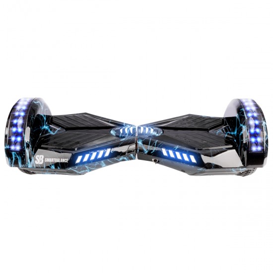 Elektromos Hoverboard Standard GoKart Szett, 6.5 colos, Transformers Thunderstorm Blue PRO, Nagy Hatótávolság, és Piros Hoverkart, Smart Balance 5