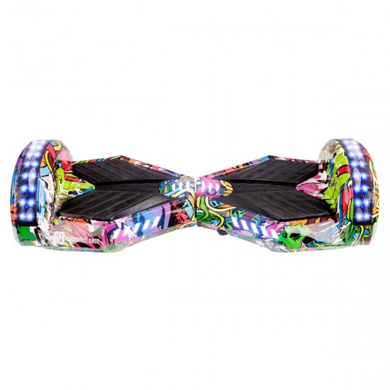 Elektromos Hoverboard csomag Komfortos Üléssel, 6.5 colos, Transformers Multicolor PRO, Standard Hatótávolság, Fekete Szivacsos ülés, Smart Balance 5