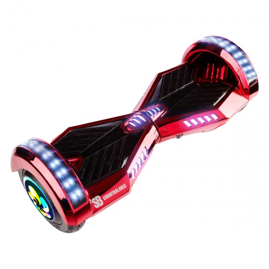 Elektromos Hoverboard Standard GoKart Szett, 8 colos, Transformers ElectroRed PRO, Nagy Hatótávolság, és Kék Hoverkart, Smart Balance 7