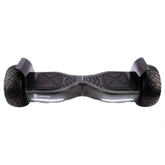 Elektromos Hoverboard GoKart Szett Lengéscsillapítókkal, 8.5 colos, Hummer Carbon PRO, Nagy Hatótávolság, Fekete HoverKart Lengéscsillapítókkal, Smart Balance 5