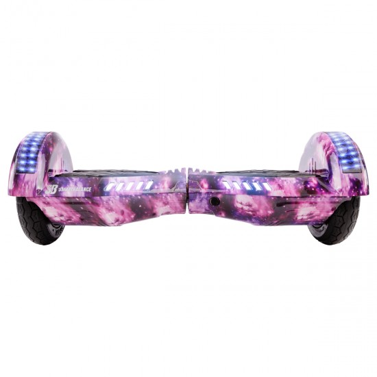 Elektromos Hoverboard Standard GoKart Szett, 8 colos, Transformers Galaxy Pink PRO, Standard Hatótávolság, és Piros Hoverkart, Smart Balance 3