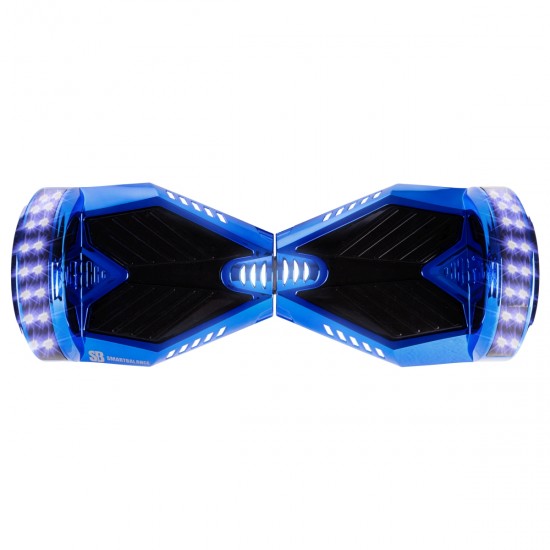 Elektromos Hoverboard GoKart Szett Lengéscsillapítókkal, 6.5 colos, Transformers ElectroBlue PRO, Nagy Hatótávolság, Kék HoverKart Lengéscsillapítókkal, Smart Balance 4