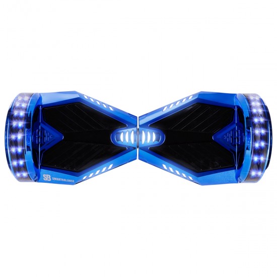 Elektromos Hoverboard csomag Komfortos Üléssel, 8 colos, Transformers ElectroBlue PRO, Nagy Hatótávolság, Fekete Szivacsos ülés, Smart Balance 4