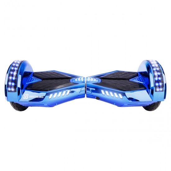 Elektromos Hoverboard csomag Komfortos Üléssel, 8 colos, Transformers ElectroBlue PRO, Nagy Hatótávolság, Fekete Szivacsos ülés, Smart Balance 5