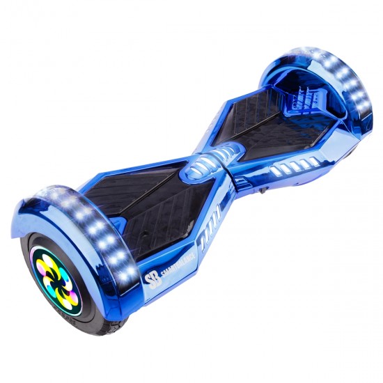Elektromos Hoverboard csomag Komfortos Üléssel, 8 colos, Transformers ElectroBlue PRO, Nagy Hatótávolság, Fekete Szivacsos ülés, Smart Balance 7