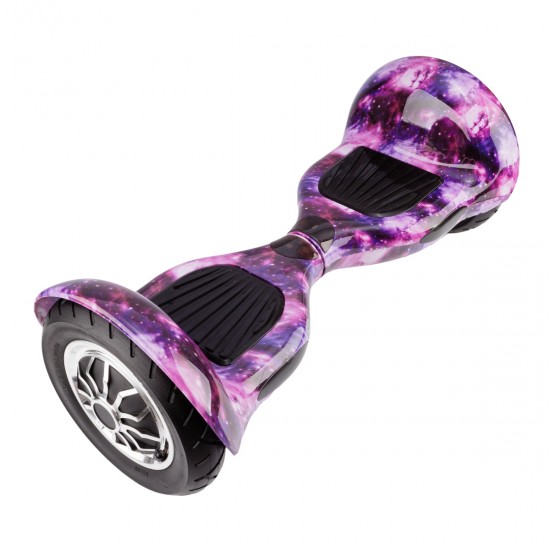 Elektromos Hoverboard GoKart Szett Lengéscsillapítókkal, 10 colos, Off-Road Galaxy, Standard Hatótávolság, Piros HoverKart Lengéscsillapítókkal, Smart Balance 7