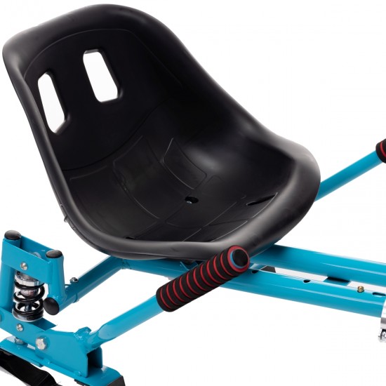 Elektromos Hoverboard GoKart Szett Lengéscsillapítókkal, 6.5 colos, Transformers ElectroBlue PRO, Nagy Hatótávolság, Kék HoverKart Lengéscsillapítókkal, Smart Balance 11