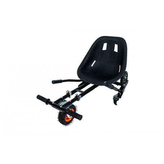 Elektromos Hoverboard GoKart Szett Lengéscsillapítókkal, 6.5 colos, Regular Flame PRO, Standard Hatótávolság, Fekete HoverKart Lengéscsillapítókkal, Smart Balance 8