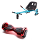 Hoverboard Go Kart Csomag, 6.5 Inch-es, Teljesítménye 700W, Bluetooth-os beépített hangszórók, Led-ek, Kék Hoverkart Felfüggesztésekkel, Smart Balance Transformers ElectroRed