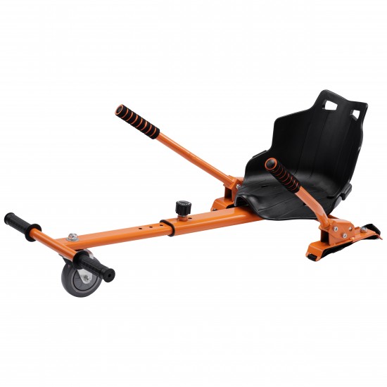 Hoverseat – Hoverboard Ülés - Ergonomikus Hoverkart Smart Balance, narancssárga, bármilyen hoverboarddal kompatibilis, állítható hosszúság 3