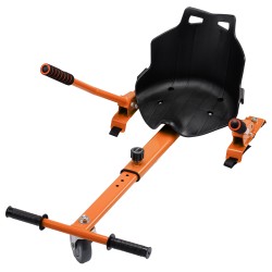 Hoverseat – Hoverboard Ülés - Ergonomikus Hoverkart Smart Balance, narancssárga, bármilyen hoverboarddal kompatibilis, állítható hosszúság