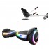 Elektromos Hoverboard Standard GoKart Szett, 6.5 col, Jetson Prism Black Plus, és Fehér Hoverkart, Smart Balance