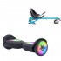 Elektromos Hoverboard GoKart Szett Lengéscsillapítókkal, 6.5 col, Jetson Prism Black PRO, Kék HoverKart Lengéscsillapítókkal, Smart Balance