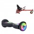 Elektromos Hoverboard GoKart Szett Lengéscsillapítókkal, 6.5 col, Jetson Prism Black PRO, Piros HoverKart Lengéscsillapítókkal, Smart Balance