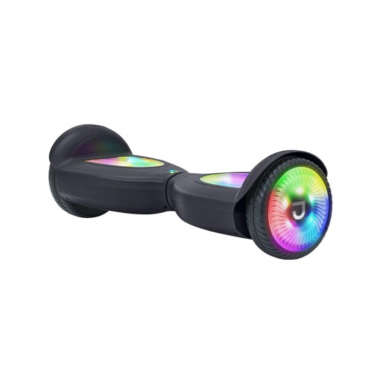 Elektromos Hoverboard Csomag Komfortos Üléssel, 6.5 col, Jetson Prism Black PRO, Fekete Szivacsos ülés, Smart Balance 2