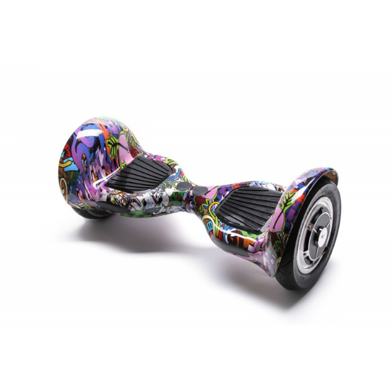 OffRoad Multicolor Hoverboard - 10” Kerekek, Bluetooth Hangszórók, LED Fények, Önegyensúlyozás, 15km hatótávolság, 700W teljesítmény, 4Ah Samsung cellás akkumulátor, Smart Balance