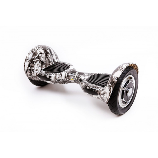 10 colos Hoverboard, Off-Road SkullHead, Nagy Hatótávolság, Smart Balance