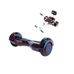 Transformers Thunderstorm Hoverboard Szett Komfortos HoverKart Üléssel - 6.5” Kerekek, Bluetooth Hangszórók, LED Fények, Önegyensúlyozás, 15km hatótávolság, 700W teljesítmény, 4Ah Samsung cellás akkumulátor, Smart Balance