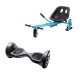 Hoverboard Go Kart Csomag, 10 Inch-es, Teljesítménye 700W, Bluetooth-os beépített hangszórók, Led-ek, Kék Hoverkart Felfüggesztésekkel, Smart Balance OffRoad Carbon 2