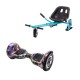 OffRoad Multicolor Hoverboard Szett Kék Dupla Felfüggesztésű HoverKart Üléssel - 10” Kerekek, Bluetooth Hangszórók, LED Fények, Önegyensúlyozás, 15km hatótávolság, 700W teljesítmény, 4Ah Samsung cellás akkumulátor, Smart Balance 2