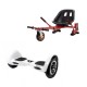 Hoverboard Go Kart Csomag, 10 Inch-es, Teljesítménye 700W, Bluetooth-os beépített hangszórók, Led-ek, Piros Hoverkart Felfüggesztésekkel, Smart Balance OffRoad White 2